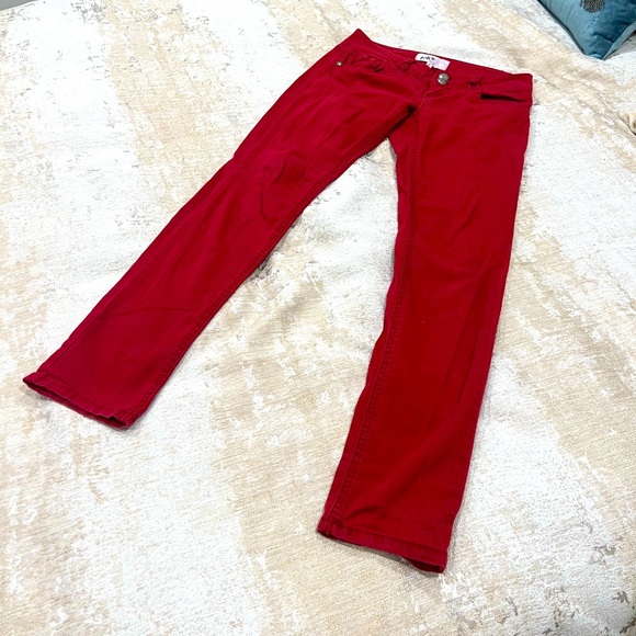 Jolt Jeans in Red - Picture 2 of 6